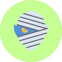 Mummy Flat Multi Color Icon vector