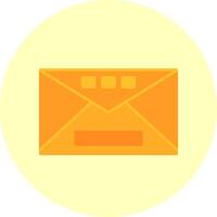 Mail Flat Multi Color Icon vector