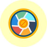 Camera Exposure Flat Multi Color Icon vector