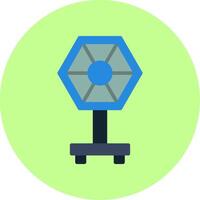 Camera Reflector Flat Multi Color Icon vector