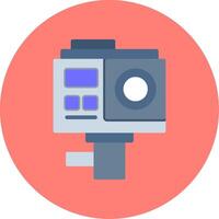 Action Camera Flat Multi Color Icon vector