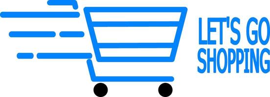Let's go shopping vector