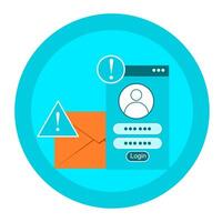 Email security tips for small businesses vector