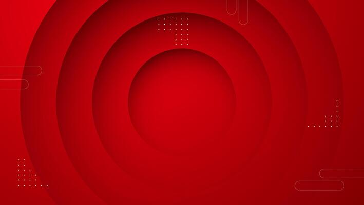 red paper layer abstract background with geometric decoration
