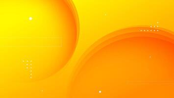 yellow abstract background with geometric shapes vector
