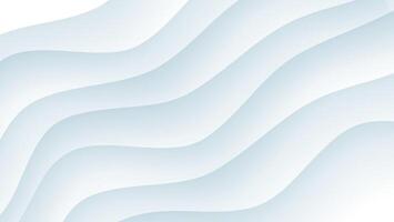 white layered wave paper abstract background. vector