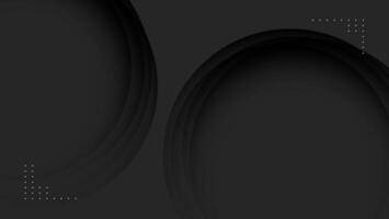 black abstract background with hole paper layer vector