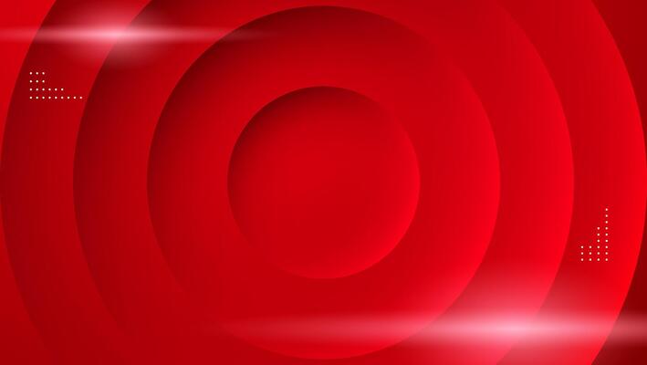 red circle paper layer abstract background with light
