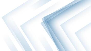 white and blue abstract background with overlapping square corner vector