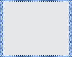 Pixel mosaic frame border background layout poster template blue color editable vector