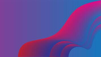 The Colorful Abstract Wave Dynamic Gradient Design vector