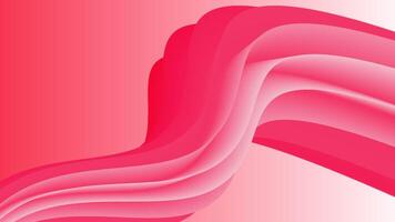 Dynamic abstract background featuring vibrant pink waves with a gradient effect. Ideal for modern design projects, websites, and presentations. vector