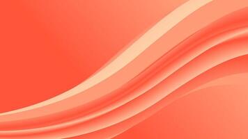 Dynamic abstract background featuring flowing orange waves and gradient textures. Ideal for website design, presentations, or marketing materials. vector