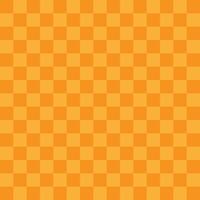 A seamless pattern of alternating orange and yellow squares forming a classic checkerboard design vector