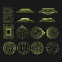 wireframe geometry surface deformation vector