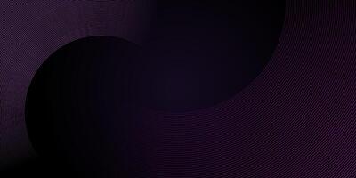 Abstract dark purple geometric circle line pattern gradient illustration background. 3d look and simple pattern. Cool design and luxury. vector