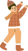 a boy holds something png