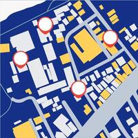 city map for any kind of digital info graphics and print publication. vector