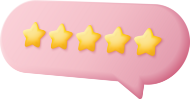 3d yellow stars glossy color icon for game. Customer rating feedback from client png