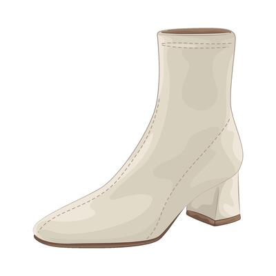 Illustration of women boots