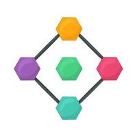 Illustration of network vector