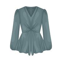 Illustration of blouse vector