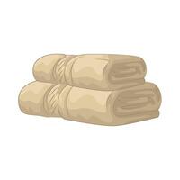 Illustration of sauna towel vector