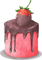 sweet cake watercolor png