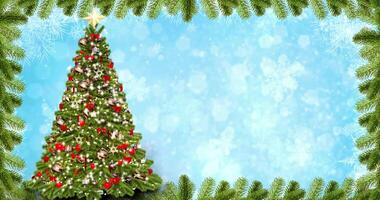 christmas background in 4K with high resolution and elegant video