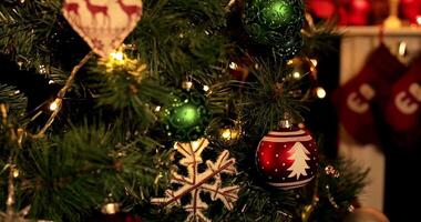 christmas background in 4K with high resolution and elegant video