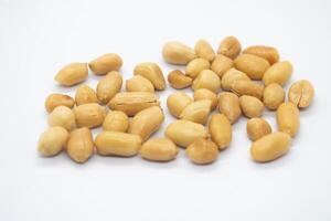 peanuts on a white background photo