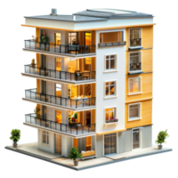 Wohnung isolieren auf Transparenz Hintergrund png