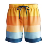 3d shorts for men swimming template isolate on transparency background png
