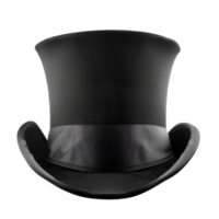 Top Hat front view full length isolate on transparency background png
