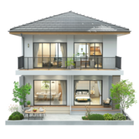 Patio Home isolate on transparency background png