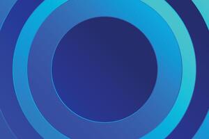 A blue circular background with a white circle in the center vector