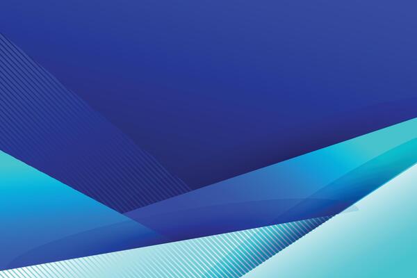 A blue and white background with a curved line