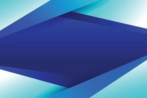 Blue abstract background with a curved shape vector