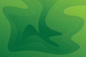 A green abstract background with a wave pattern vector