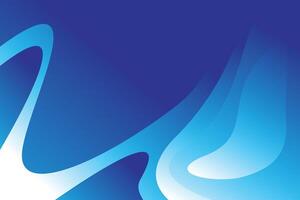 A blue and white abstract background with a wave vector