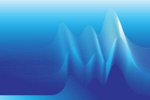 A blue wave background with a wave pattern vector