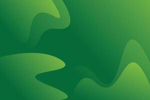 A green background with a wave pattern vector
