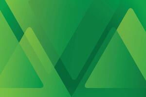 A green background with triangles on it vector