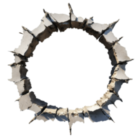 Abstract Design of a Circular Opening with Sharp Edges in Concrete png