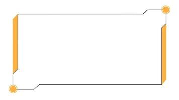 empty overlay frame, simple frame for overlay vector