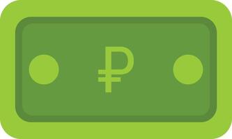 A green wallet with a currency symbol vector