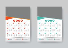 2025 year One Page wall calendar vector