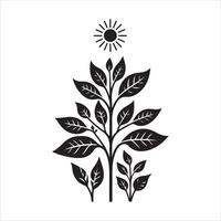 Plant growth EPS file vector