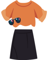spring clothes and accessory png
