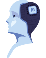 artificial intelligence in humanoid robot png